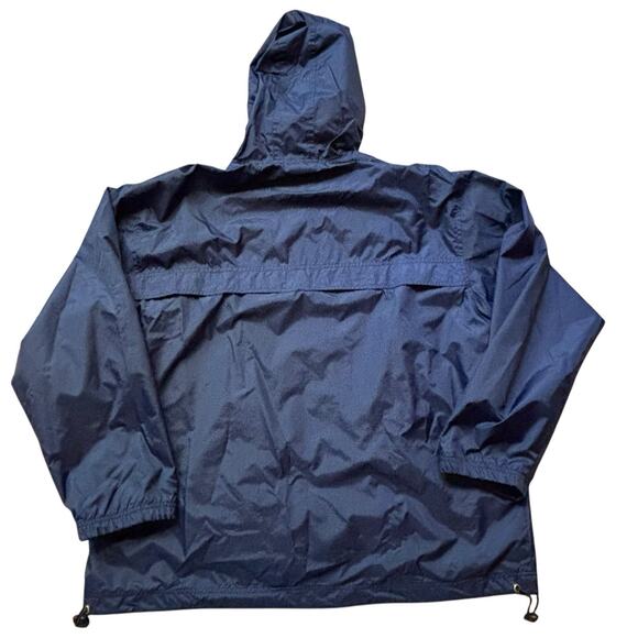 Vintage Y2K Foot Locker Navy Blue Full Zip Windbreaker Men's Large Referee Logo - Picture 2 of 6